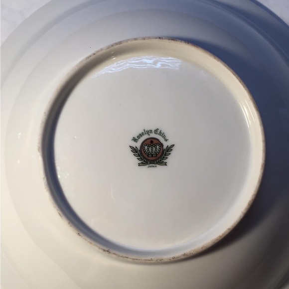 6220AB Dogwood Pattern 1950's Roselyn China Round Serving Bowl Japan - Picture 4 of 9